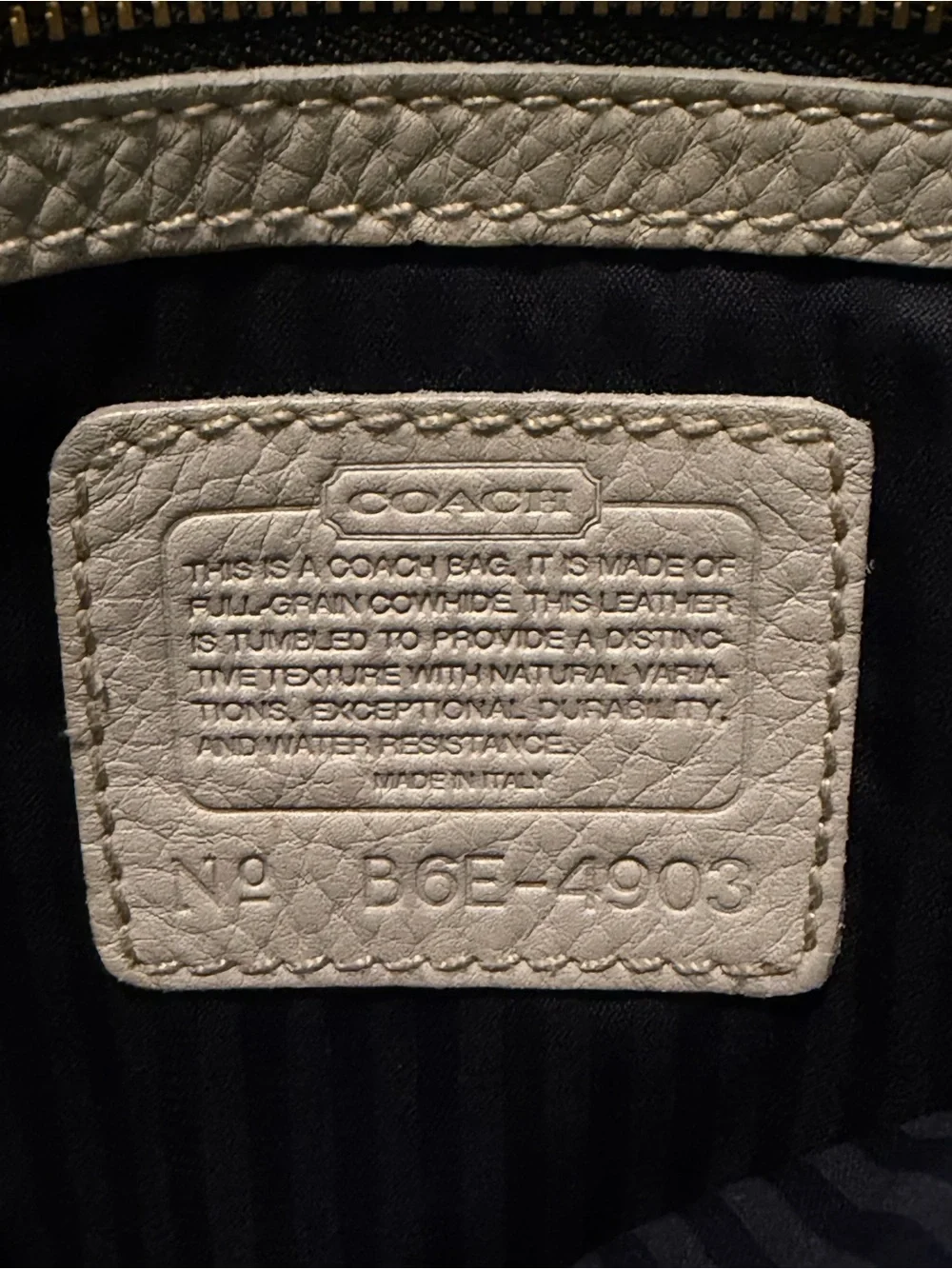 Vintage Coach 4903 Sonoma Flap Bag